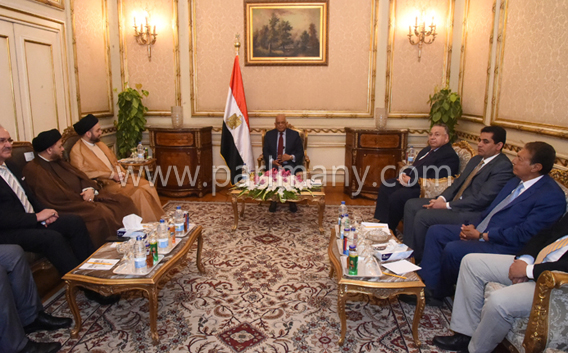 على عبد العال يستقبل رئيس التحالف الوطن بالبرلمان العراقى (5)
