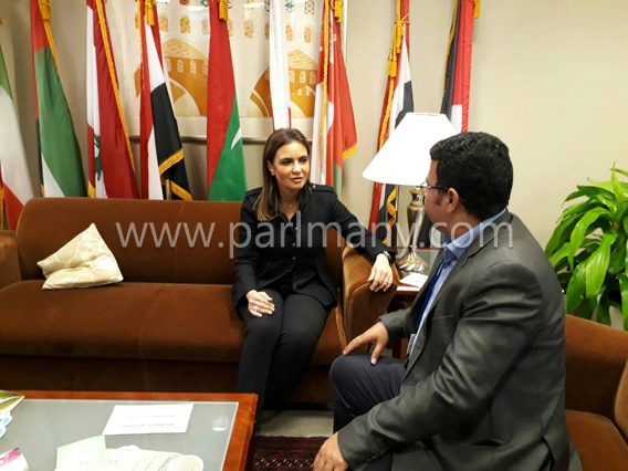 وزيرة-الاستثمار-مع-عبد-الحليم-سالم-بواشنطن