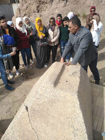طلاب الآثار بجامعة مصر للعلوم والتكنولوجيا (3)