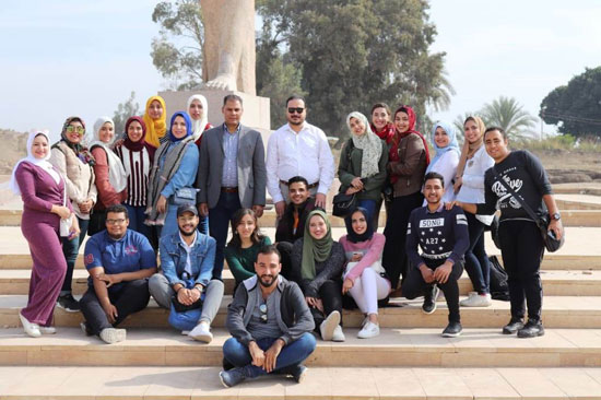 طلاب الآثار بجامعة مصر للعلوم والتكنولوجيا (1)