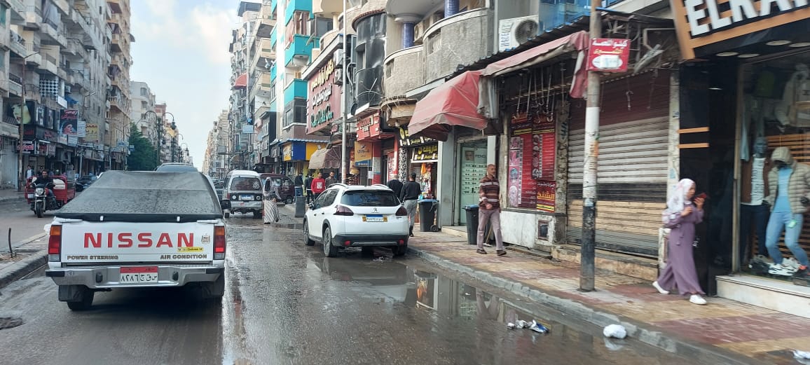 أعمال شفط مياه الأمطار بالإسكندرية (29)