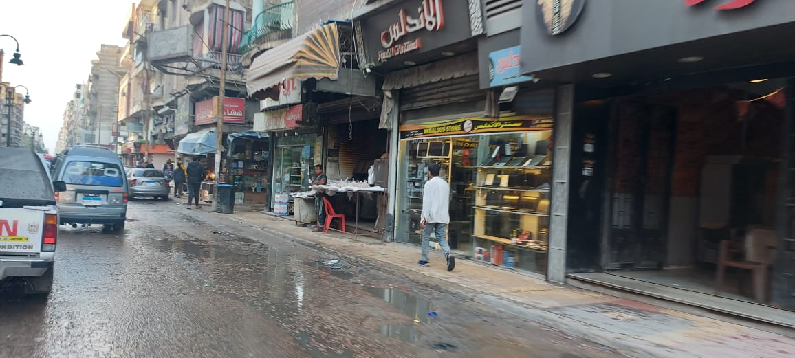 أعمال شفط مياه الأمطار بالإسكندرية (30)