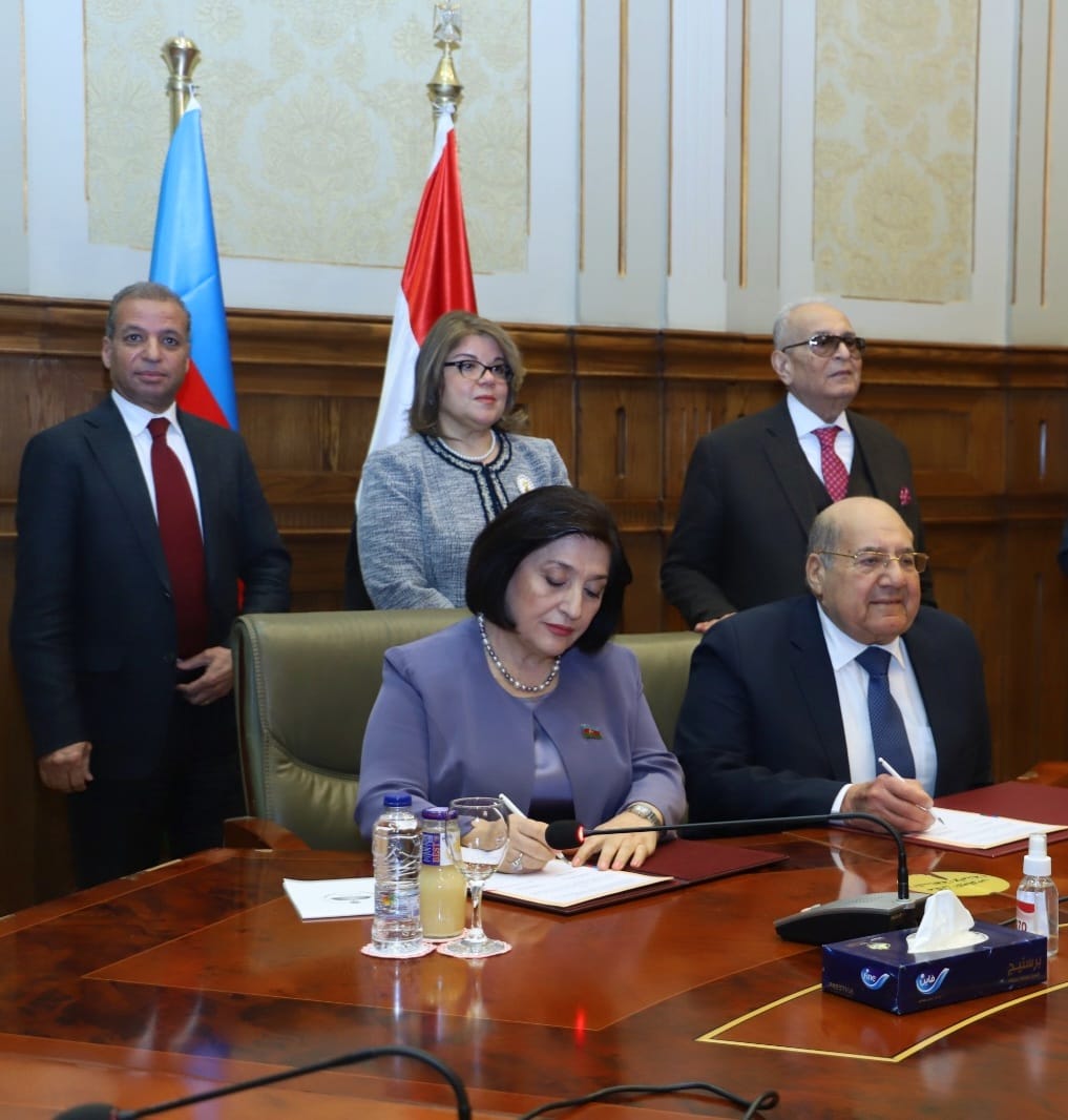  يستقبل رئيسة المجلس الوطني لجمهورية اذربيحان (6)