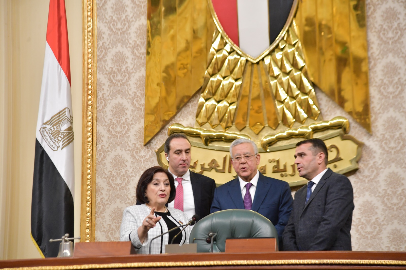 رئيس مجلس النواب يستقبل رئيسة برلمان أذربيجان (8)