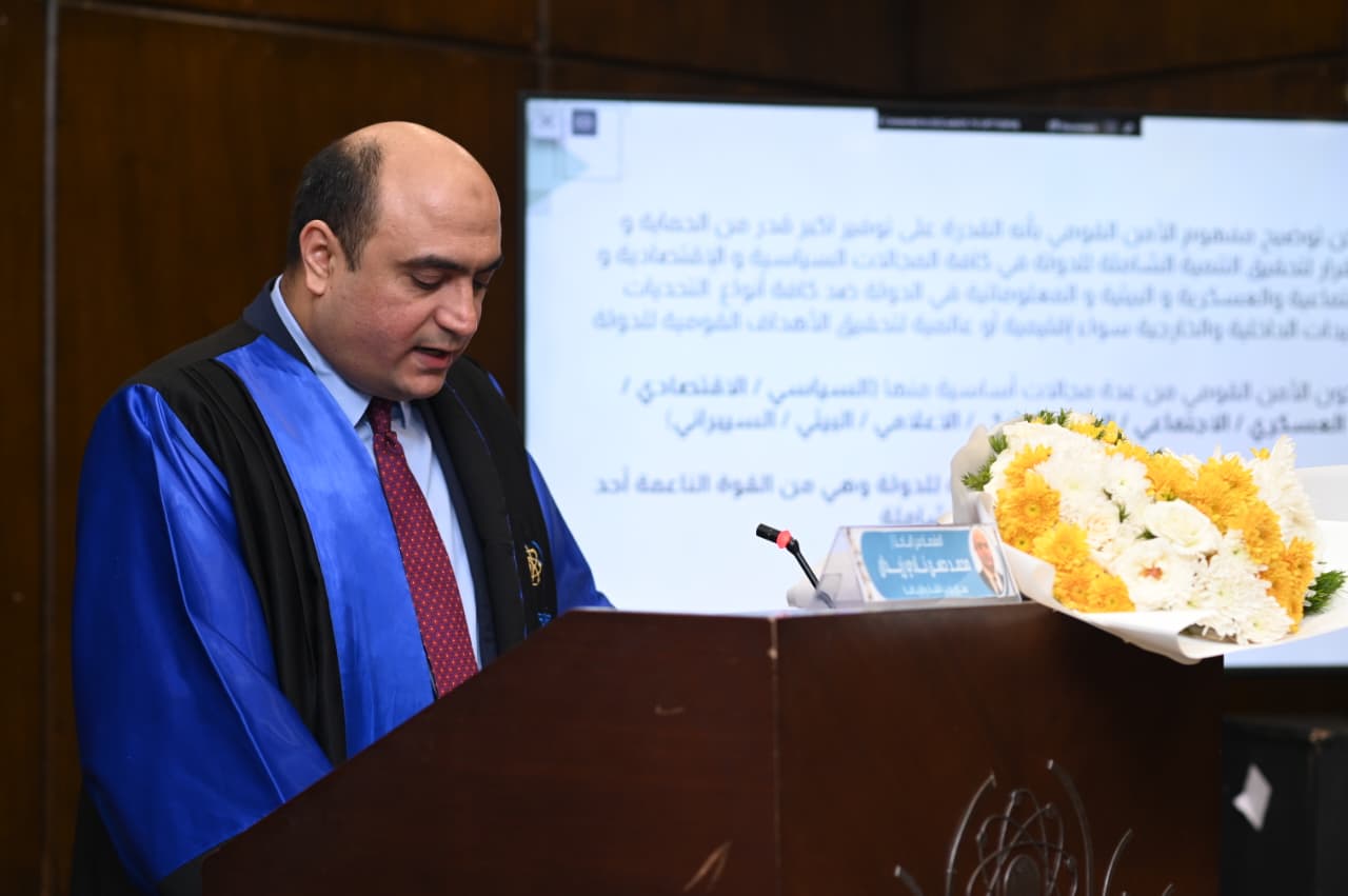 جانب من مناقشة رسالة الدكتوراة بحضور وزير الرياضة (5)