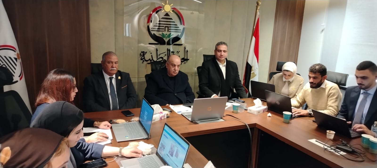 الغرفة المركزية لحزب الجبهة الوطنية تتابع إعادة انتخابات النواب بالمرحلة الثانية (5)