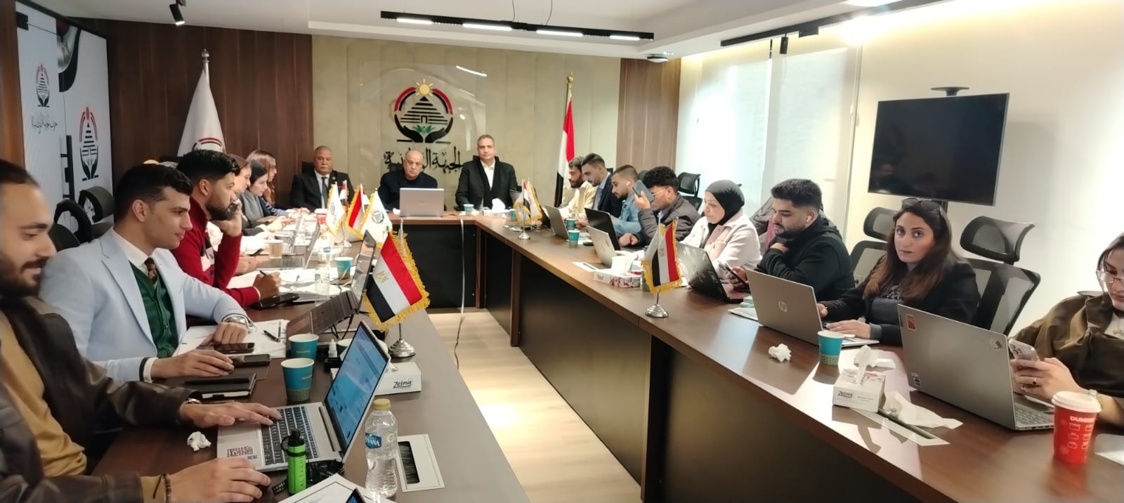 الغرفة المركزية لحزب الجبهة الوطنية تتابع إعادة انتخابات النواب بالمرحلة الثانية (7)