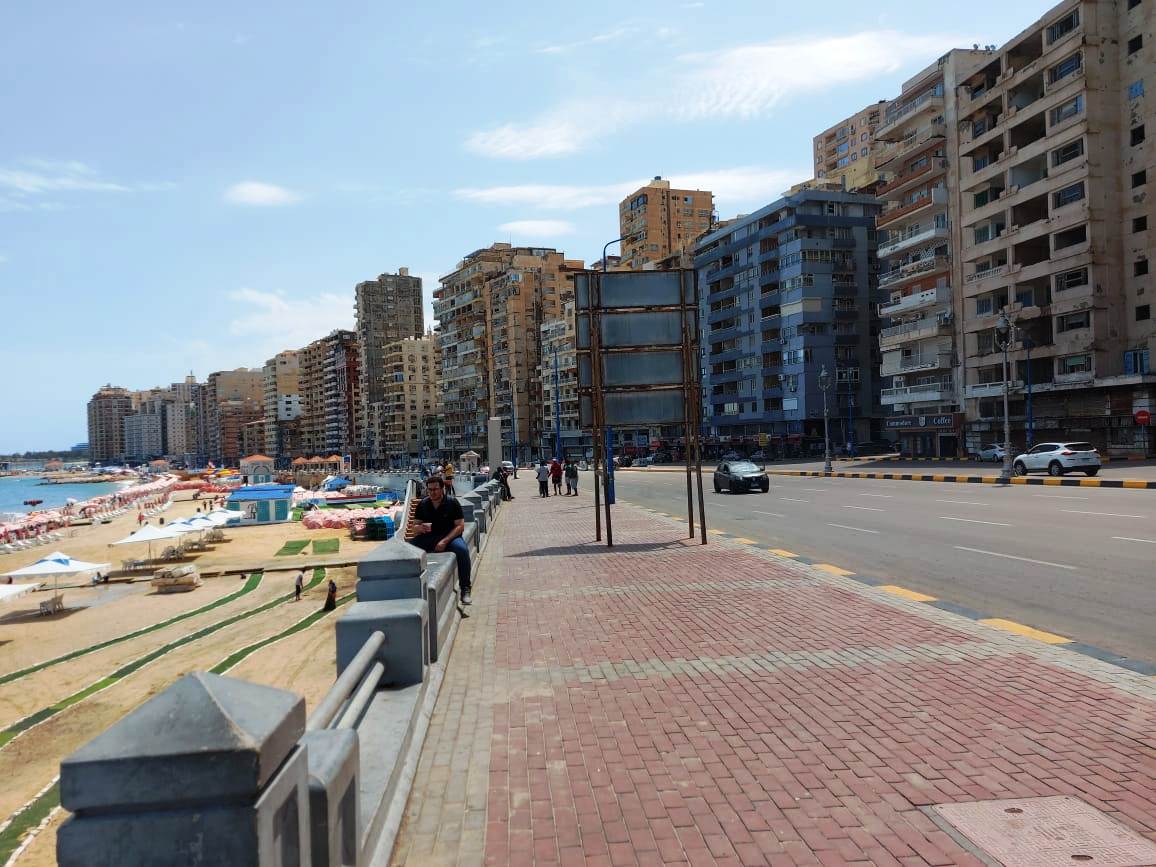 كورنيش الإسكندرية الآن