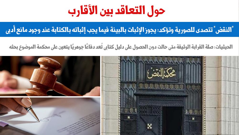 النقض تتصدى للصورية