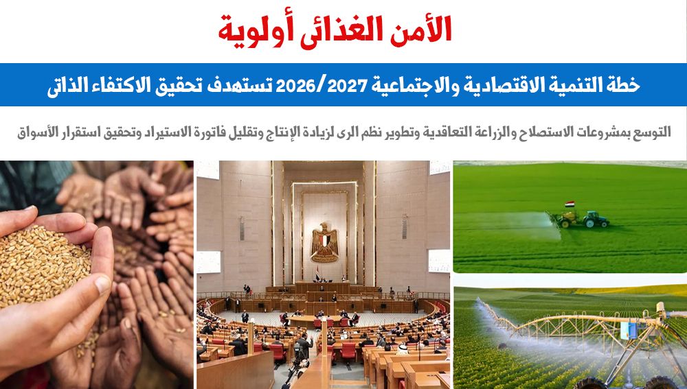 الأمن الغذائى وتحقيق الاكتفاء الذاتى