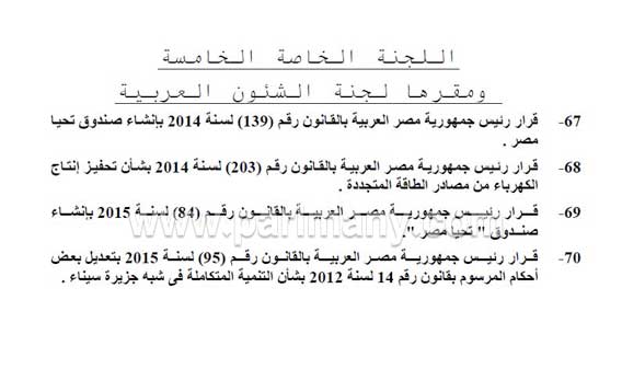 اجتماع لجنة الشئون العربية (1)