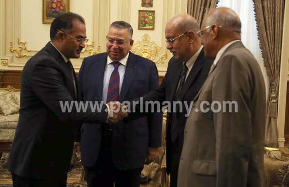 رئيس الوزراء يلتقى الدكتور على عبد العال لتقديم التهنئة له برئاسة البرلمان (6)