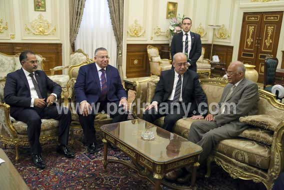 رئيس الوزراء يلتقى الدكتور على عبد العال لتقديم التهنئة له برئاسة البرلمان (5)