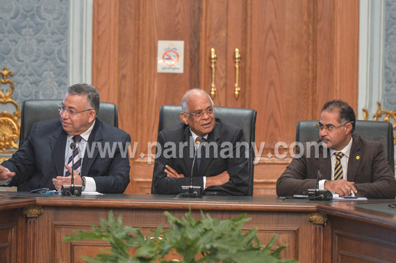  بدء اجتماع على عبد العال مع رؤساء الهيئات البرلمانية (1)