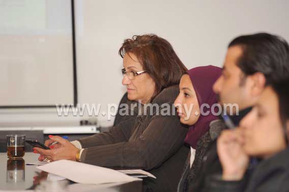 نادية هنرى نائبة المصريين الأحرار تناقش الخدمة المدنية مع المتخصصين  (6)