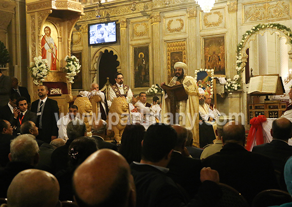 صلاة قداس عيد الميلاد المجيد بالكتدرائية المرقسية (3)