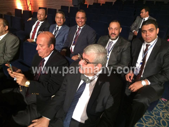 تامر الشهاوى في قاعة المؤتمرات في احتفالية شرم الشيخ