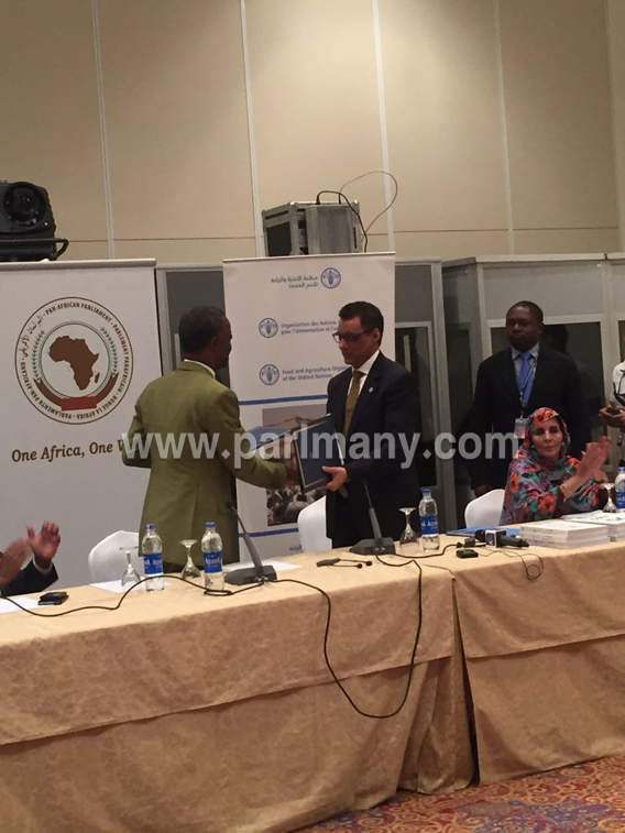 البرلمان الأفريقى يوقع مذكرة تفاهم مع منظمة الفاو حول الأمن الغذائى فى أفريقيا  (4) copy