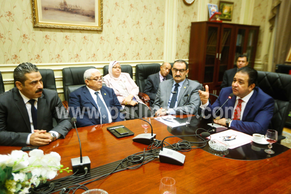 أول اجتماع للجنة حقوق الإنسان بالبرلمان تحت رئاسة النائب علاء عابد (1) copy