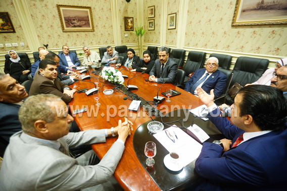 أول اجتماع للجنة حقوق الإنسان بالبرلمان تحت رئاسة النائب علاء عابد (4) copy