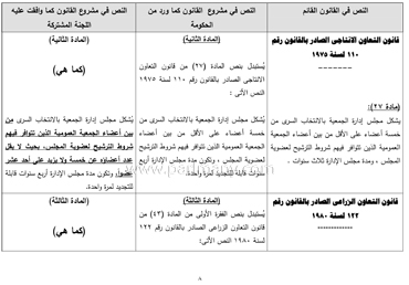 تقرير اللجنة المشتركة  (9)