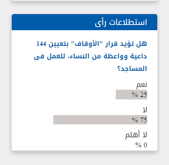 استطلاع رأى