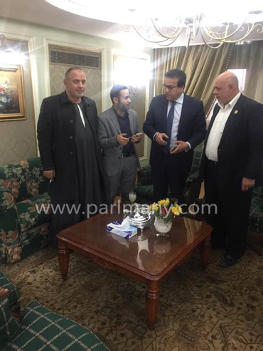 محمود بدر يلتقى وزير التعليم العالى (2)