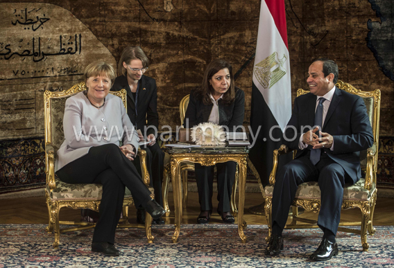 زيارة ميركل ل مصر (4)
