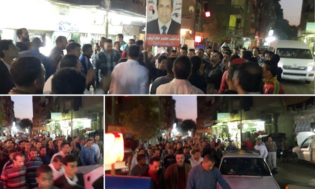 بالصور.. مسيرة لمرشح حزب المصريين الأحرار بالمطرية تجوب شوارع الدائرة 