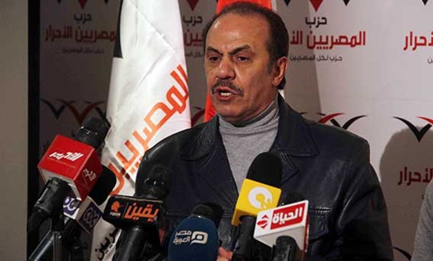 نصر القفاص ينفى إقالته من "المصريين الأحرار".. ويؤكد: لا توجد خلافات مالية فى الحزب 