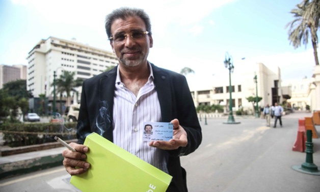 خالد يوسف: البرلمان الحالى هو إفراز للسياسة فى مصر "وليس فى الإمكان أفضل مما كان" 