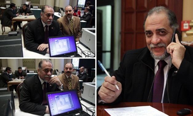 وصول النائب عبد الهادى القصبى إلى مجلس النواب لتسجيل البيانات واستخراج الكارنيه