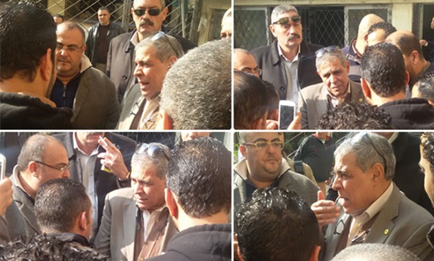 أمين مسعود نائب الزاوية يزور عمال "بتروتريد" المعتصمين ويعد بنقل مطالبهم لوزير البترول 
