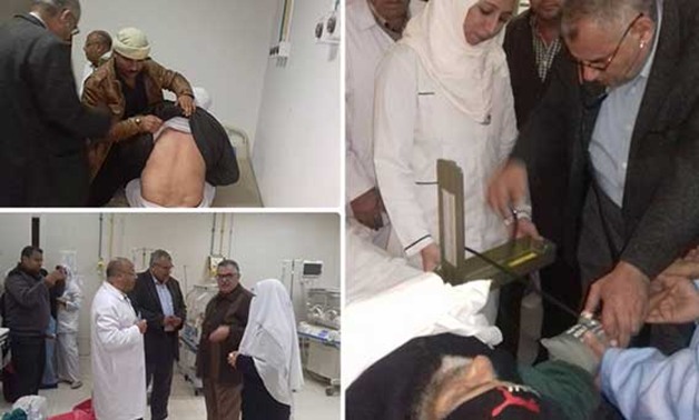 أحمد الطحاوى نائب الشرقية يزور مستشفى الحسينية ويجرى فحوصات طبية للمرضى