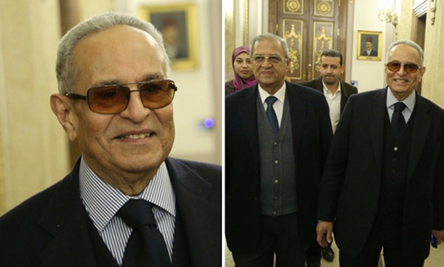 بهاء أبو شقة يلتقى أمين مجلس النواب فى مكتبه استعدادًا لرئاسة الجلسة الإجرائية