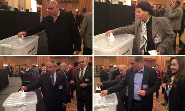 بالصور.. نواب "دعم مصر" يدلون بأصواتهم فى انتخابات الائتلاف لوكالة البرلمان