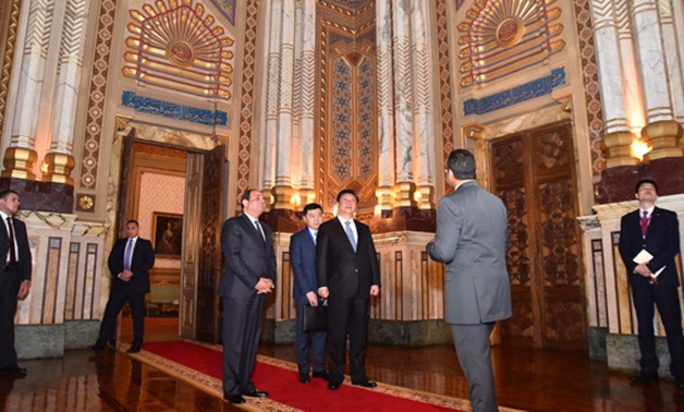 الرئيس السيسى ورئيس الصين يشهدان توقيع منحة بمليار دولار من بكين للقاهرة