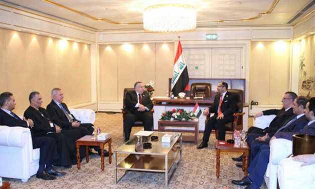 بالصور..رئيس البرلمان العراقى يستقبل السيد الشريف ووفد مجلس النواب المصرى