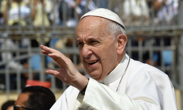 بالفيديو.. البابا فرانسيس للمصريين فى القداس الإلهى: "السلام عليكم"