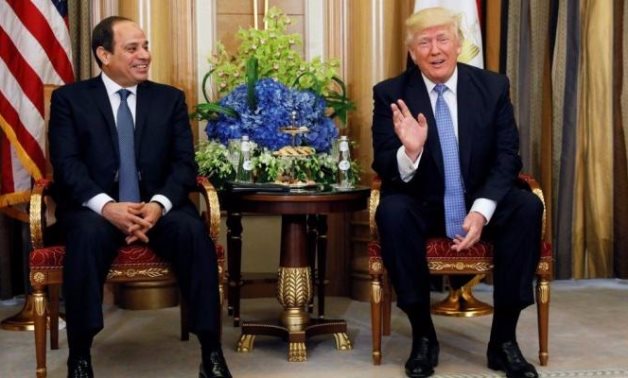 ترامب: سندرس بالتأكيد استئناف المساعدات العسكرية لمصر