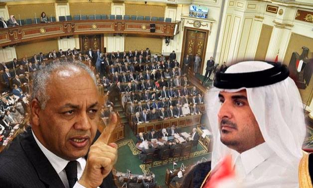 قذائف برلمانية تدك دويلة قطر