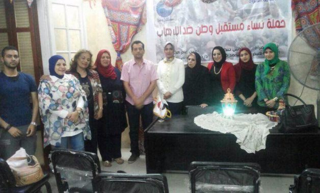  أمانة المرأة بمستقبل وطن فى بورسعيد تستكمل حملة "نساء مستقبل وطن ضد الارهاب"