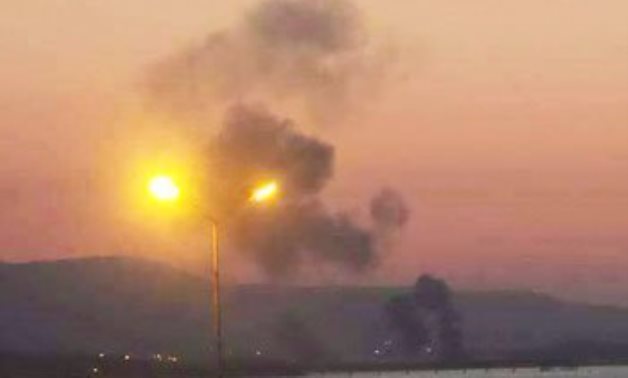بالصور.. المشاهد الأولى لآثار قصف القوات الجوية لمواقع الإرهابيين فى ليبيا