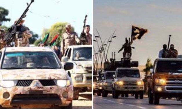 الجيش الليبى يشتبك مع عناصر إرهابية فى سوق الحوت وساحة التحرير