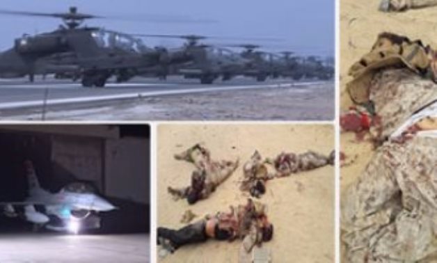 وزارة الدفاع تنشر فيديو جديدا للعمليات العسكرية ضد التكفيريين بشمال سيناء