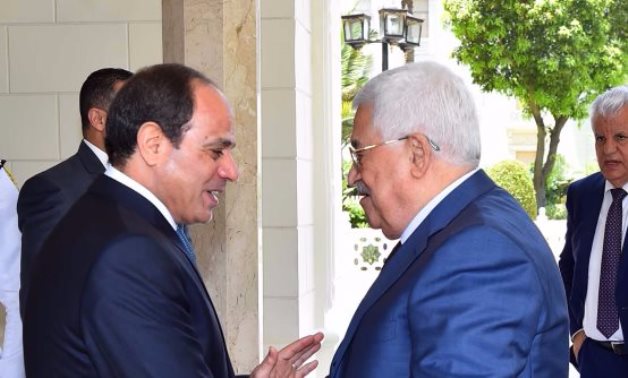 السيسى يؤكد لـ"أبو مازن": موقف مصر ثابت فى القضية الفلسطينية لإحياء عملية السلام