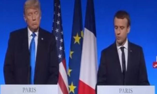 الرئيس الفرنسى: نقف مع ترامب بحسم وعزيمة.. ونأمل فى عودة أمريكا لاتفاق المناخ