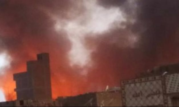 رئيس مدينة إدفو بأسوان: لا يوجد أى وفيات بحريق السوق التجارى