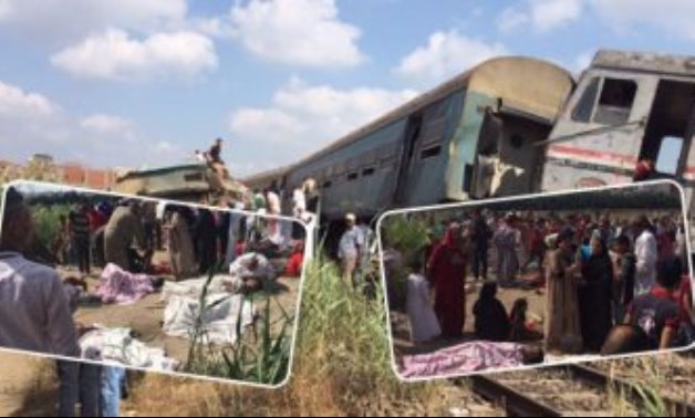 النائب العام يستدعى مسئولى هيئة السكة الحديد فى حادث قطارى الإسكندرية