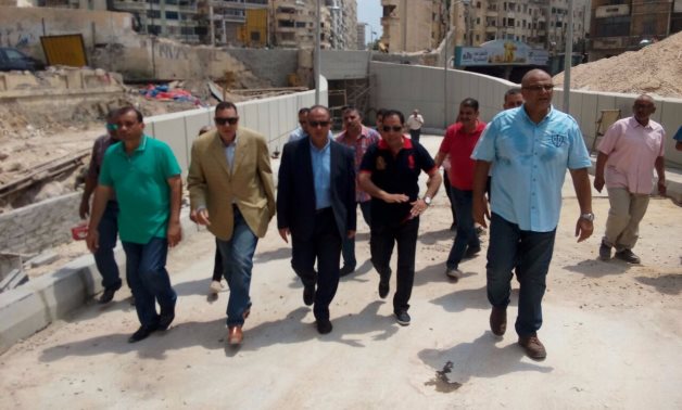 بالصور.. محافظ الإسكندرية: انتهاء أعمال تطوير نفق كليوباترا خلال 15 يوما